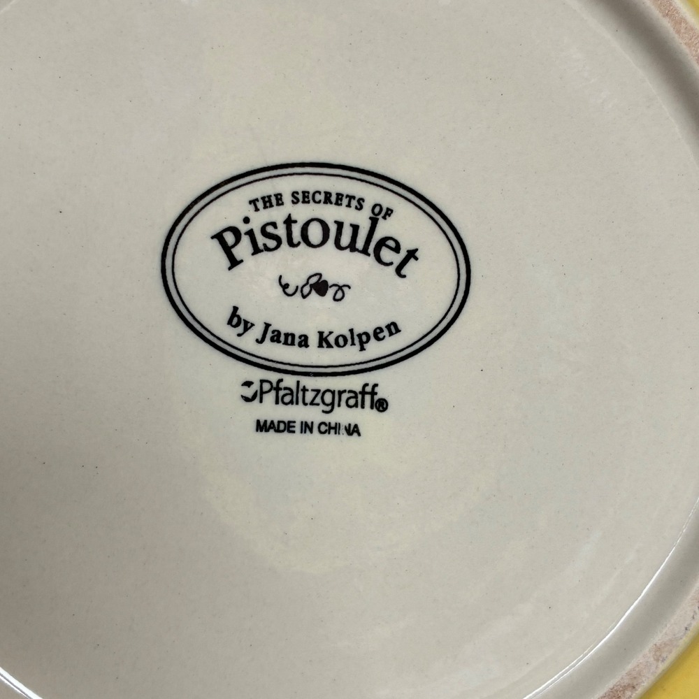 Pfaltzgraff Serving Bowl 12" Pistoulet Sun Stars Stoneware French Country Tuscan - Picture 7 of 9